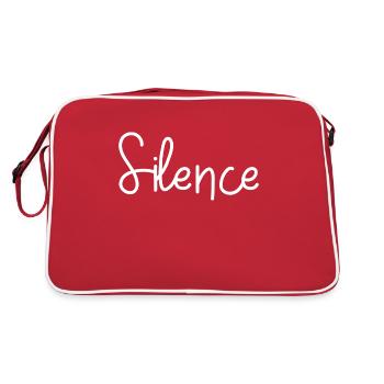 Silence - Retro Bag - red/white - Back