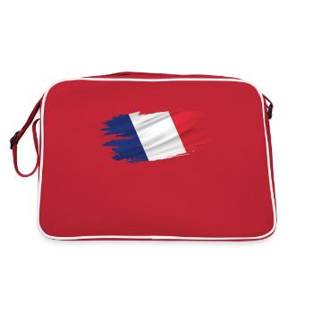 Flag Patriot Gift Home Pays France - Sac Retro - rouge/blanc - Dos