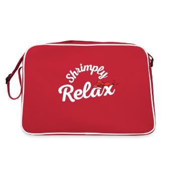 Shrimply Relax - Retro Bag - red/white - Back