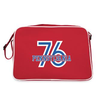76 Pennsylvania Sweatshirt - Retro Bag - red/white - Back