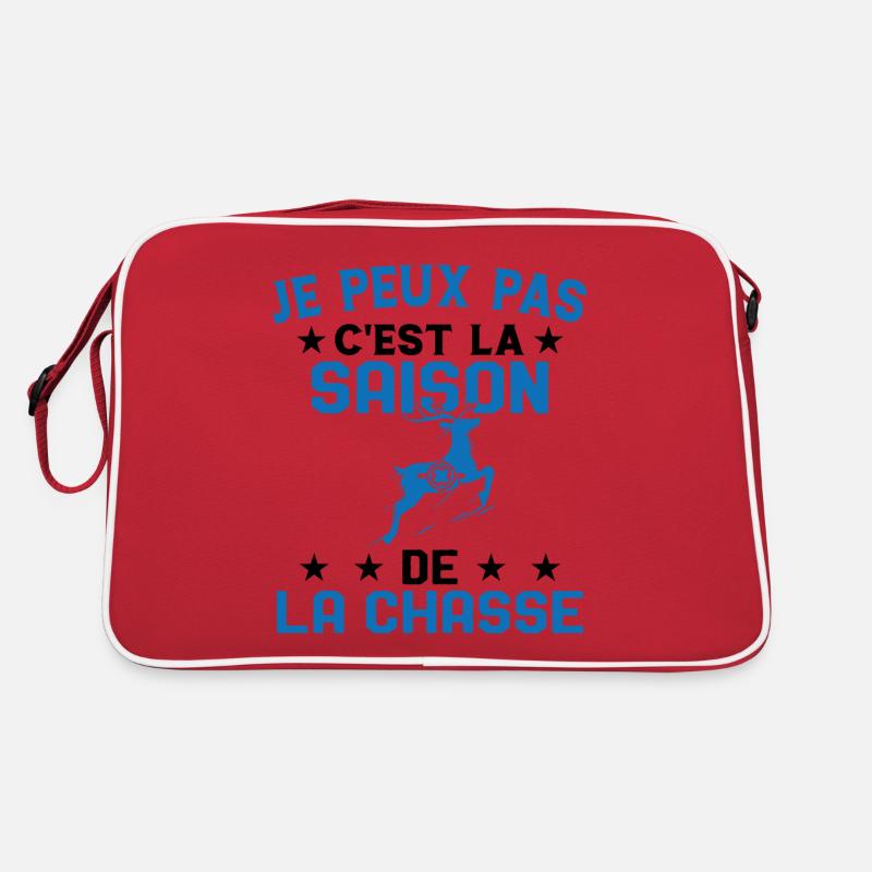 C'est La Saison De La Chasse Humour Chasseur Sac Retro