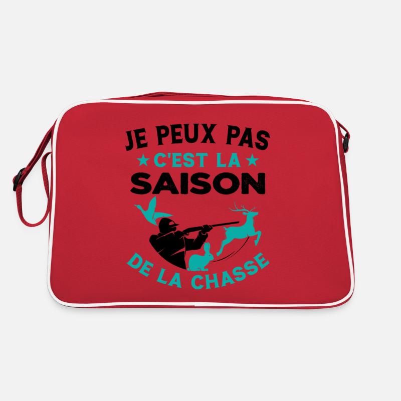 C'est La Saison De La Chasse Humour Chasseur Sac Retro