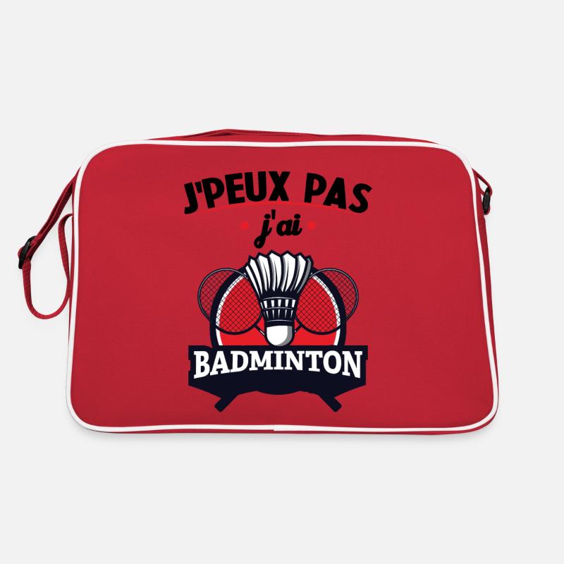 Je Peux Pas J'ai Badminton Sac Retro