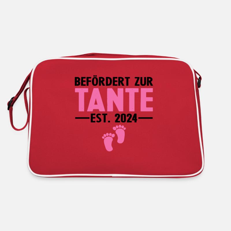 Befördert zur Tante 2024 Retro Tasche