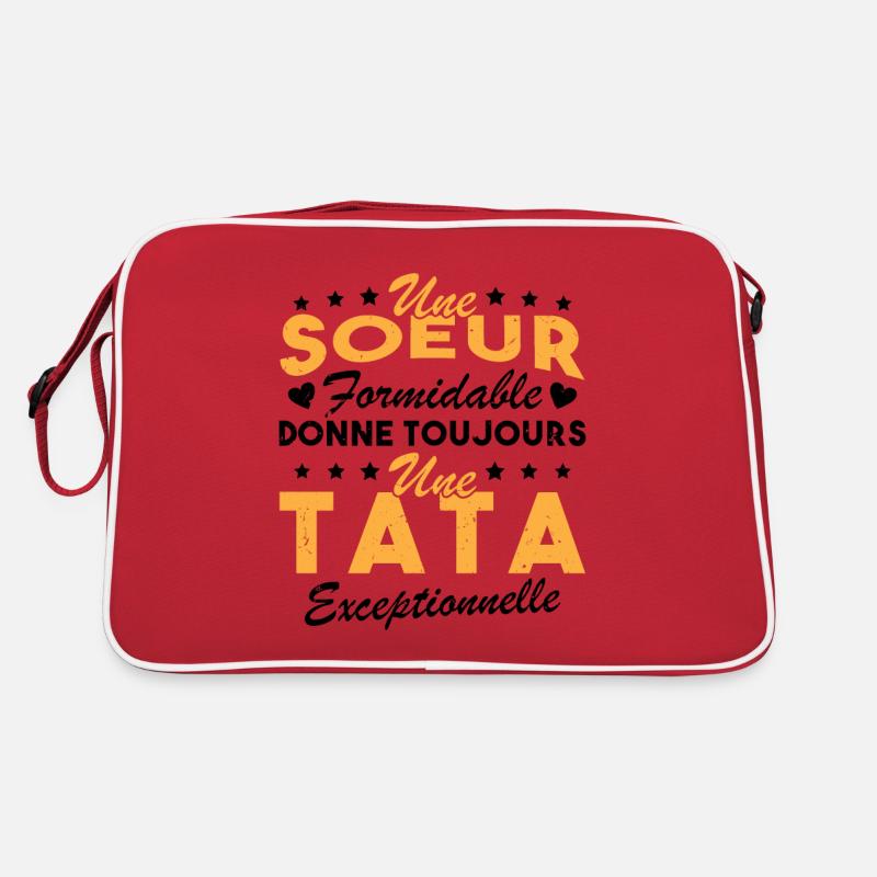 Une Sœur formidable donne une Tata exceptionnelle Sac Retro