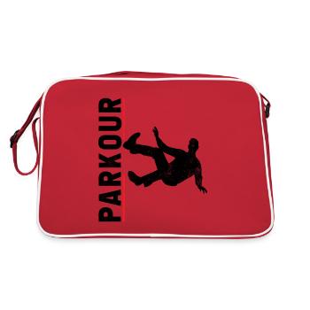 Parkour Free Runner Course libre - Sac Retro - rouge/blanc - Dos