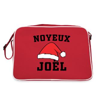 Humour Joël, Noyeux Joël Cadeau Joyeux Noël - Sac Retro - rouge/blanc - Dos