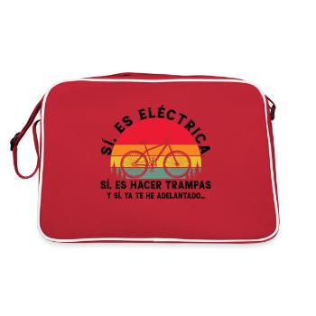VTT Hommes Vélo Vélo Cadeaux - Sac Retro - rouge/blanc - Dos