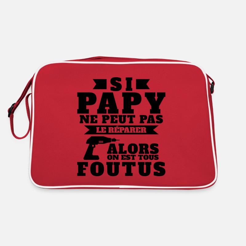If grandpa can't fix it, we're all screwed Retro Bag
