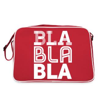 bla bla bla - Sac Retro - rouge/blanc - Dos