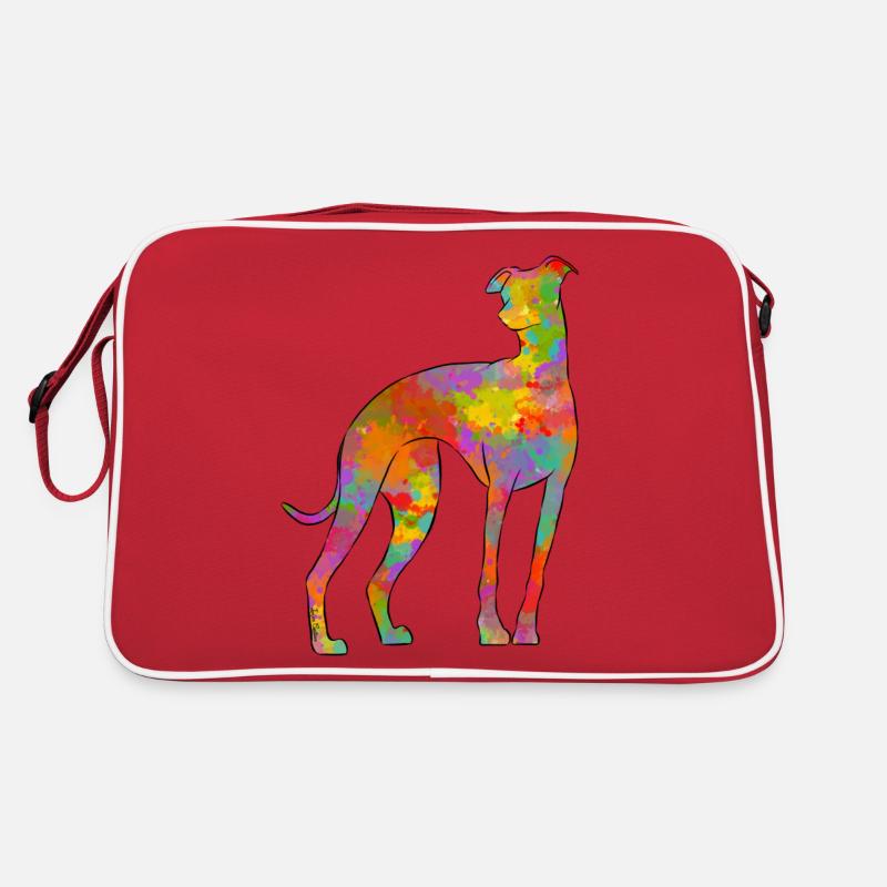 Whippet Multicolor 2 Retro Tasche