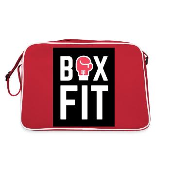 Boxing - Retro Bag - red/white - Back
