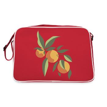 aesthetic fruit - Retro Bag - red/white - Back