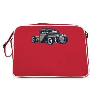Rockabilly Rockabella Vintage 1950 rock Rockabully - Sac Retro - rouge/blanc - Dos