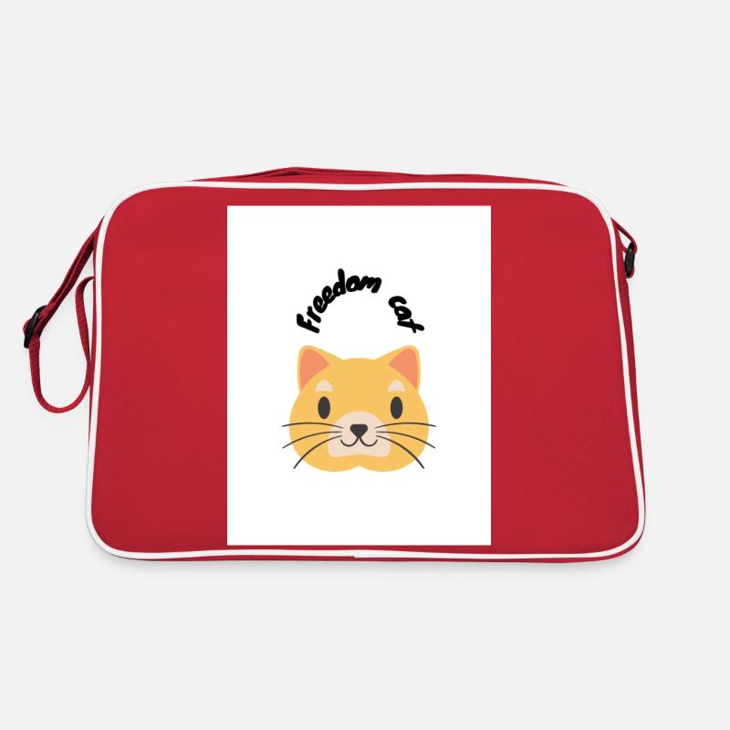 Katze Retro Tasche