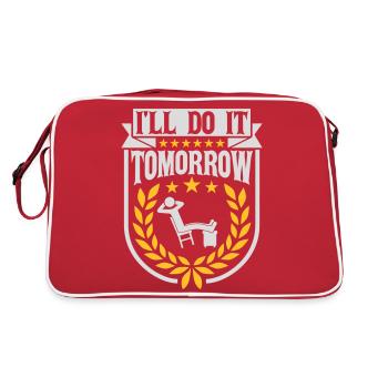 Citation de Do It Tomorrow - Sac Retro - rouge/blanc - Dos