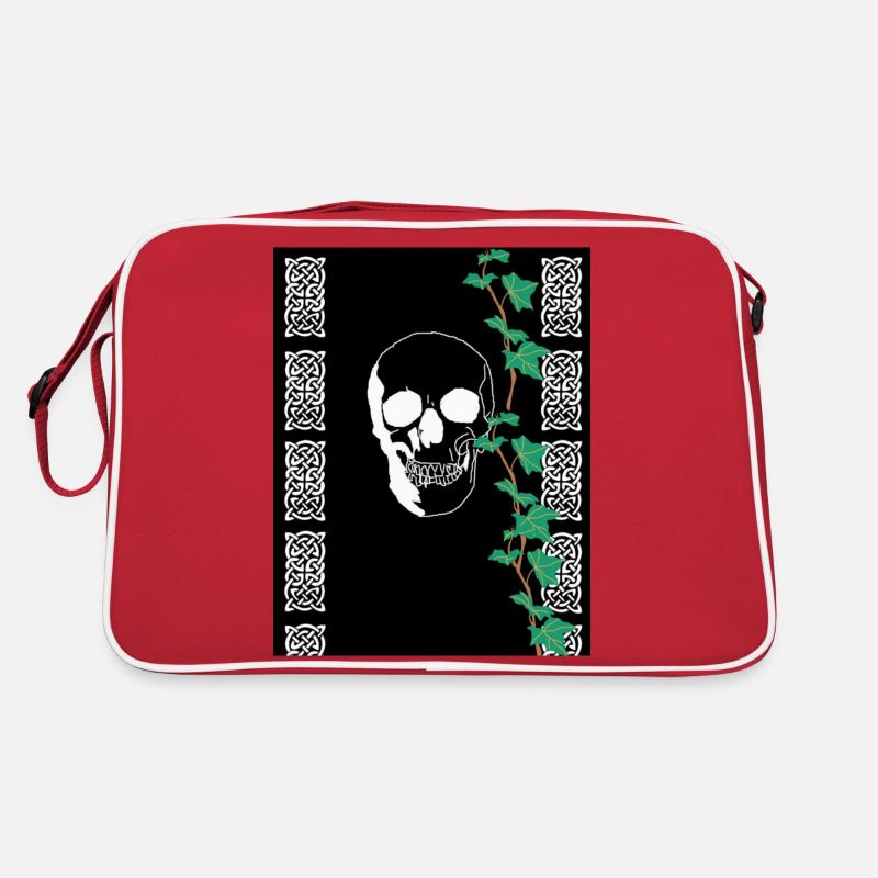 White Skull Retro Bag
