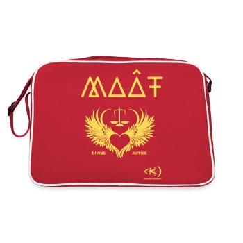 KAMA SOUL MA'AT Winged Heart Gold - Retro Bag - red/white - Back