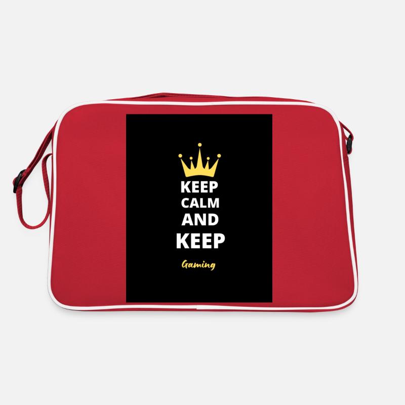 Keep Calm And Keep Gaming T-Shirt Retro Bag