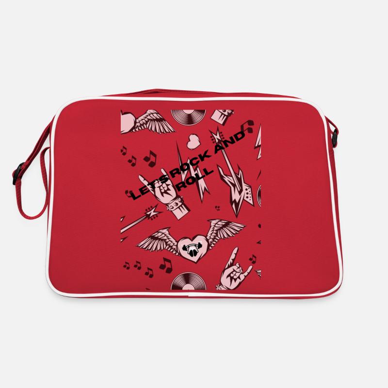Let s rock and roll Retro Tasche