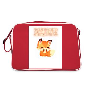 Transformation étincelante - Sac Retro - rouge/blanc - Dos
