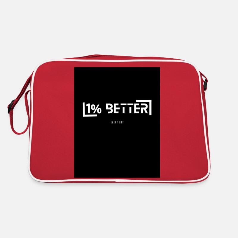 1% BETTER - every day Retro Bag