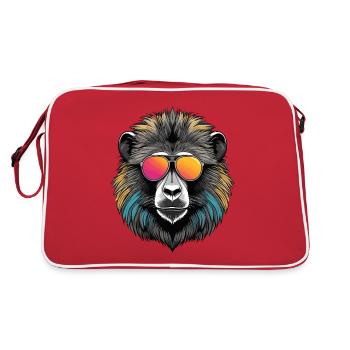 Baboon - Retro Bag - red/white - Back