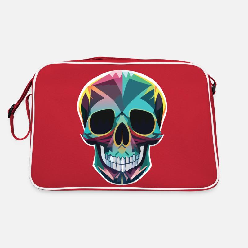 Crâne Art Design Sac Retro