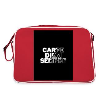 Carpe diem - Sac Retro - rouge/blanc - Dos