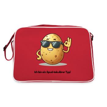 Potato Comedy - Retro Bag - red/white - Back
