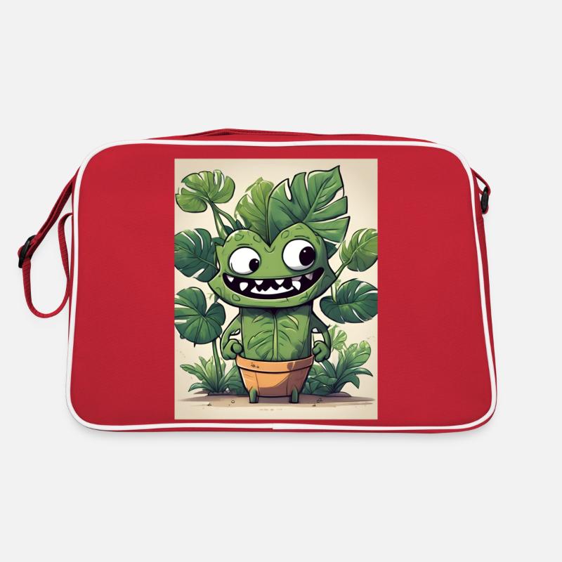 Monastera Blumentopf Buddy Retro Tasche
