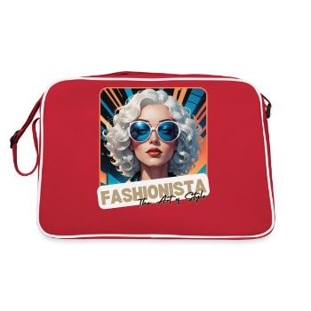 The Art of Style - Retro Bag - red/white - Back