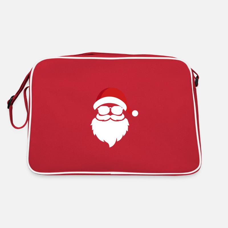 Stylischer Weihnachtsmann Retro Tasche