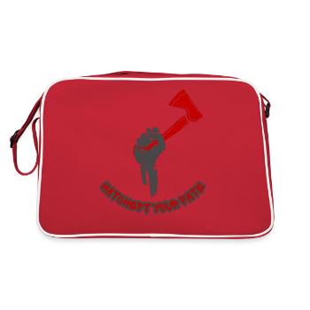 HATCHEPT YOUR FATE - Retro Bag - red/white - Back