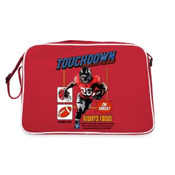 Joueur de football américain États-Unis America Sports Splash - Sac Retro - rouge/blanc - Dos