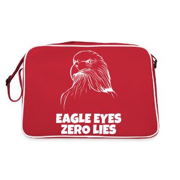 Eagle Eyes, Zero Lies - Retro Bag - red/white - Back