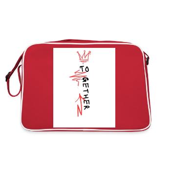 Together - Retro Bag - red/white - Back