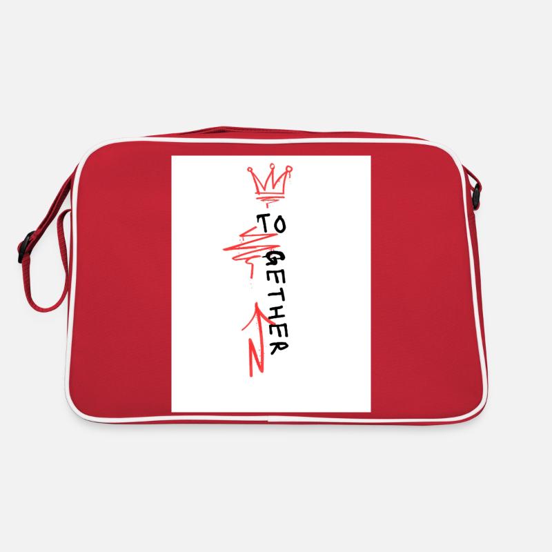 Ensemble - Sac Retro - rouge/blanc