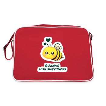 Abeille Kids Dire Cadeau - Sac Retro - rouge/blanc - Dos