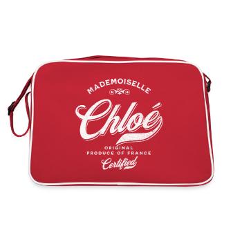 Mademoiselle Chloe - Sac Retro - rouge/blanc - Dos