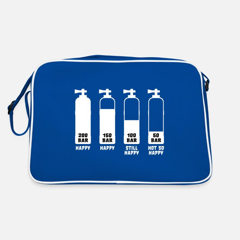 Diving bottle diving diver diving diver Retro Bag