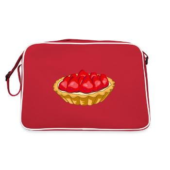 Strawberry tart - Retro Bag - red/white - Back