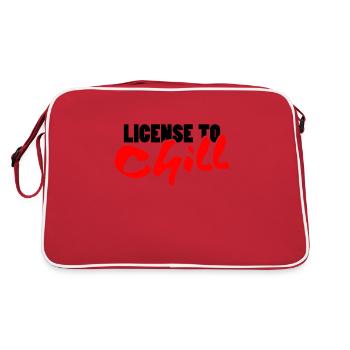 Licence pour se détendre - Chill - Sac Retro - rouge/blanc - Dos