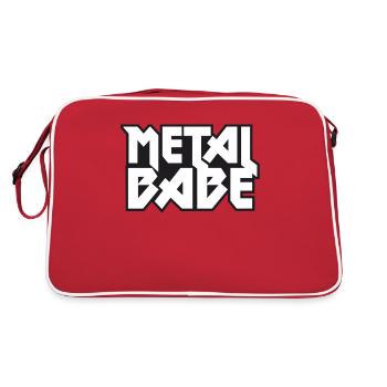 Metal Babe - Heavy Metal - Sac Retro - rouge/blanc - Dos