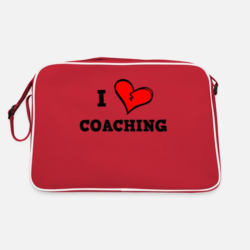 Ich liebe Coaching Retro Tasche