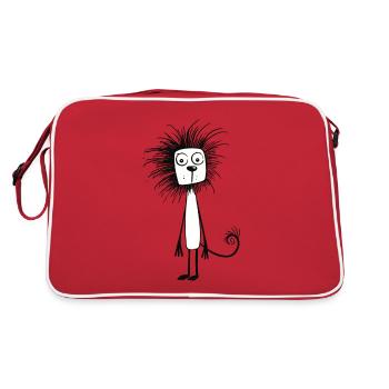 Lion confus - Sac Retro - rouge/blanc - Dos