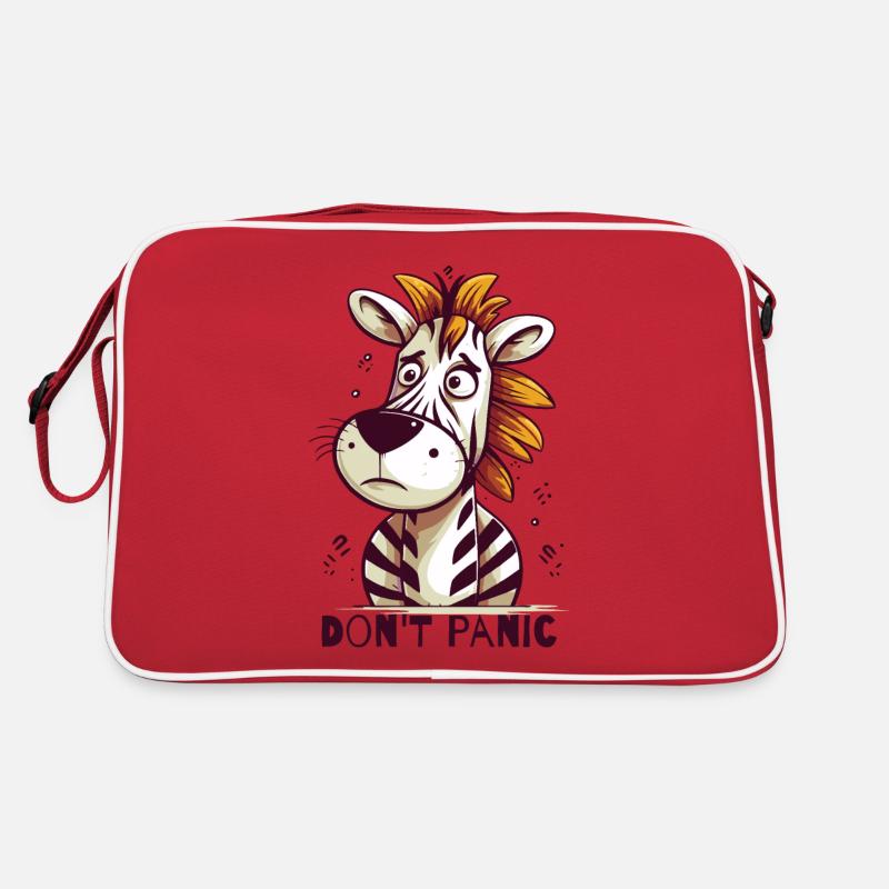 Don't panic, zebra! Retro Bag