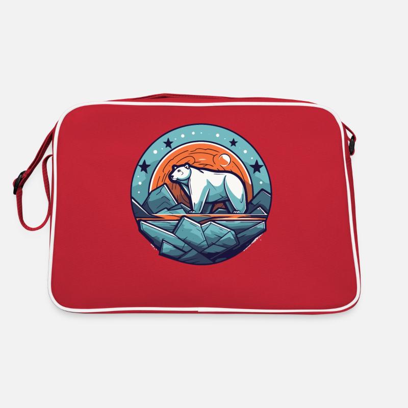 Der letzte Eisbär Retro Tasche