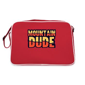 Mountain Mate, Mountain Guy, Guy and Nature Boy - Retro Bag - red/white - Back