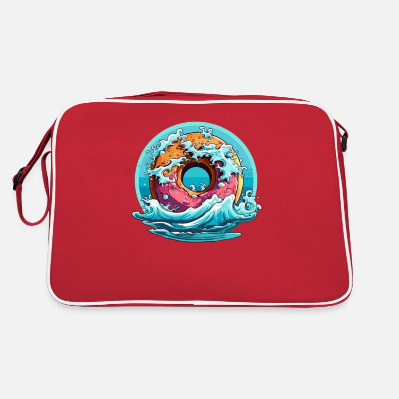 Les vagues du beignet Sac Retro
